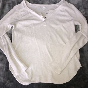 White Long Sleeve w/ Buttons